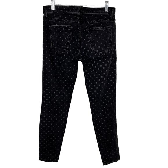 Current Elliott The Stiletto Polka Dot Skinny Ankle Jeans 26 - Picture 7 of 8